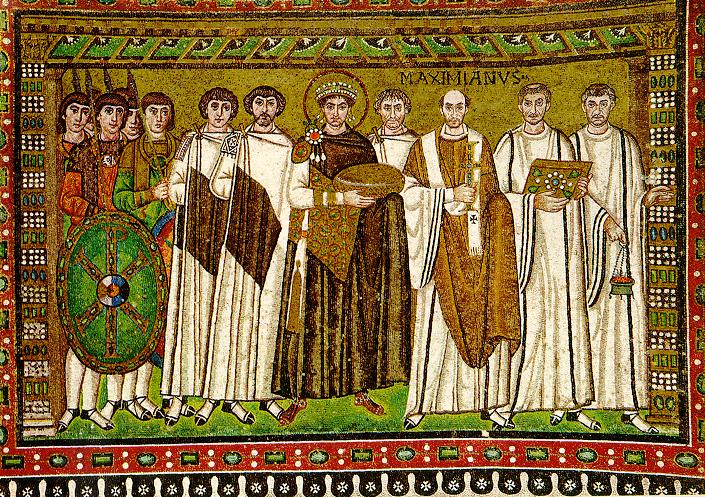 9. ИЗВОРИ Justinian mosaik ravenna